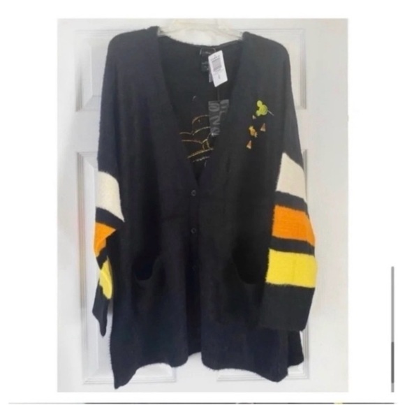 TORRID Disney Halloween Minnie Mouse Cardigan Sweater - Picture 9 of 12